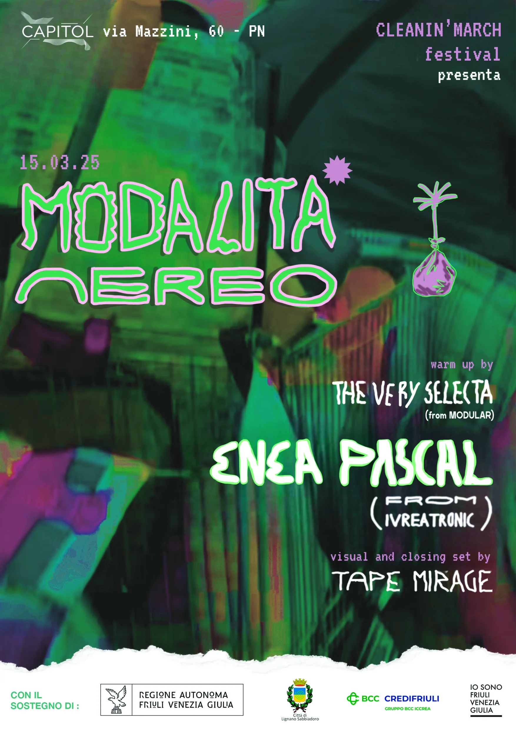 Modalità Aereo. Musica Elettronica e Sostenibilità Ambientale, un'esperienza unica al Capitol di Pordenone
