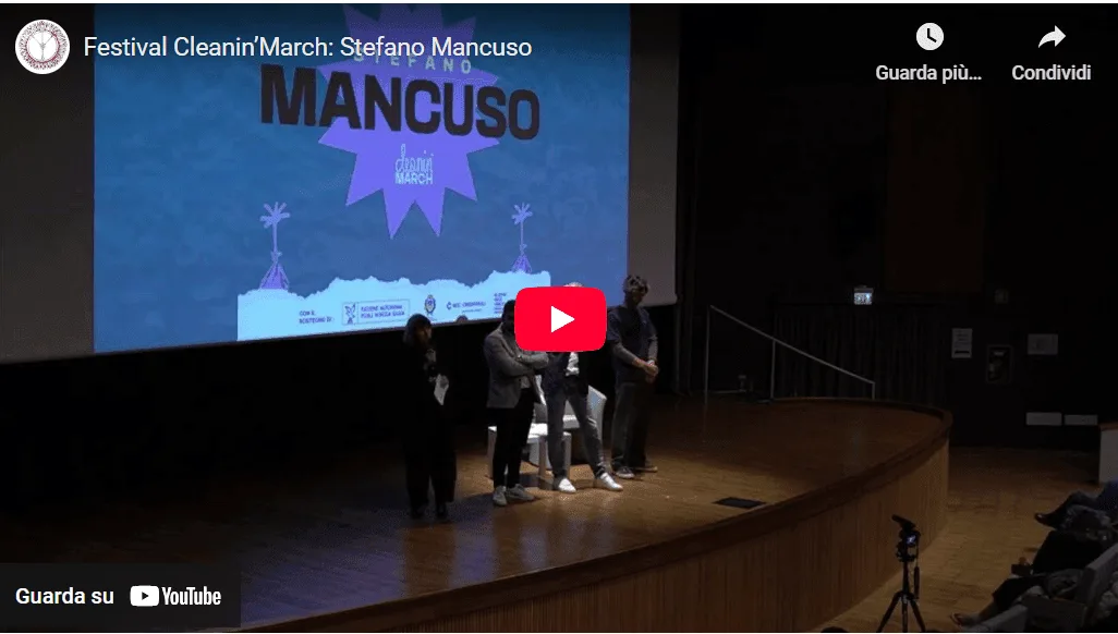 Grande Apertura del Festival Cleanin'March con Stefano Mancuso